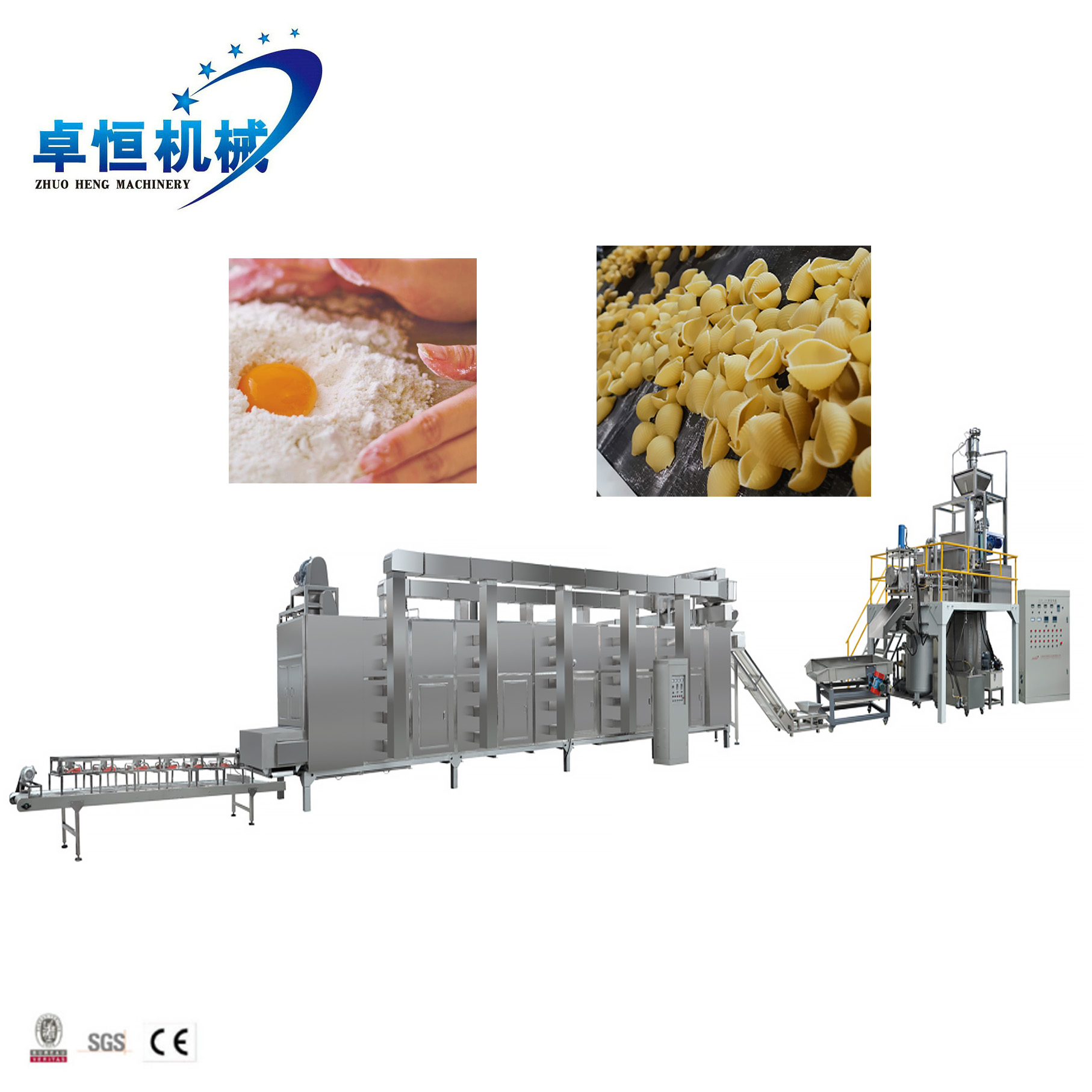 China CE manufactory macaroni /pasta/spaghetti machine /elbow macaroni equipment