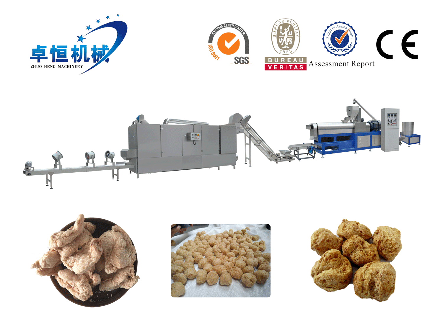 Textured soya protein (TVP) Food Processing Line